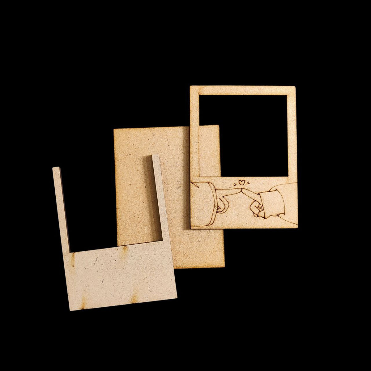 Friendly Connection (MDF - Photo Frame Fridge Magnet Base)