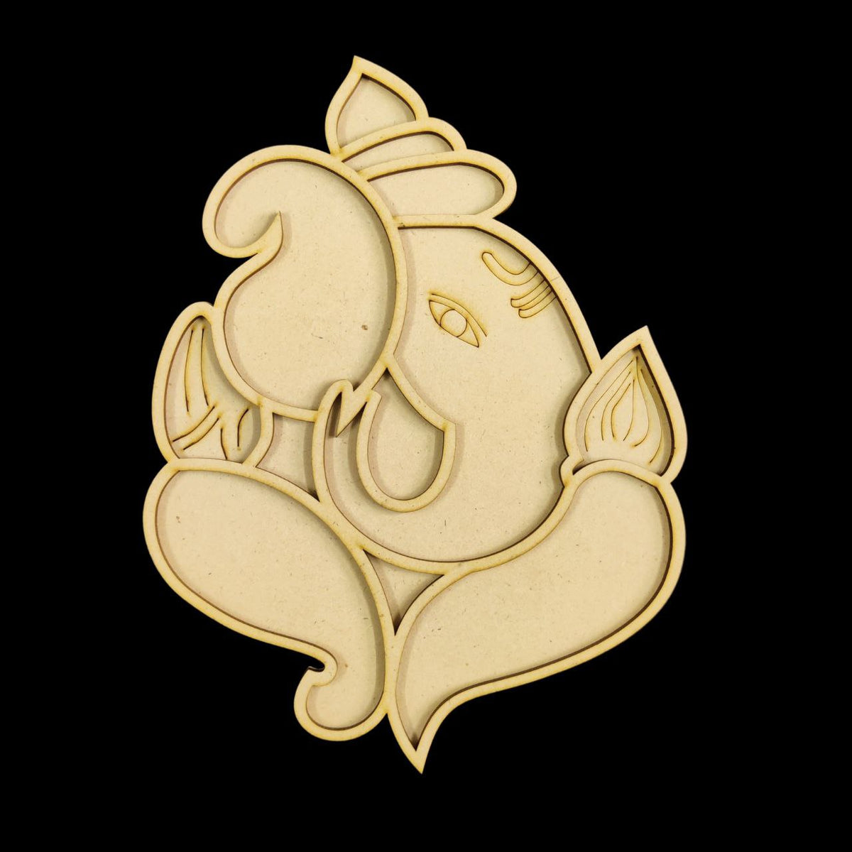 Ganesha - Layered Rangoli (MDF) Festive