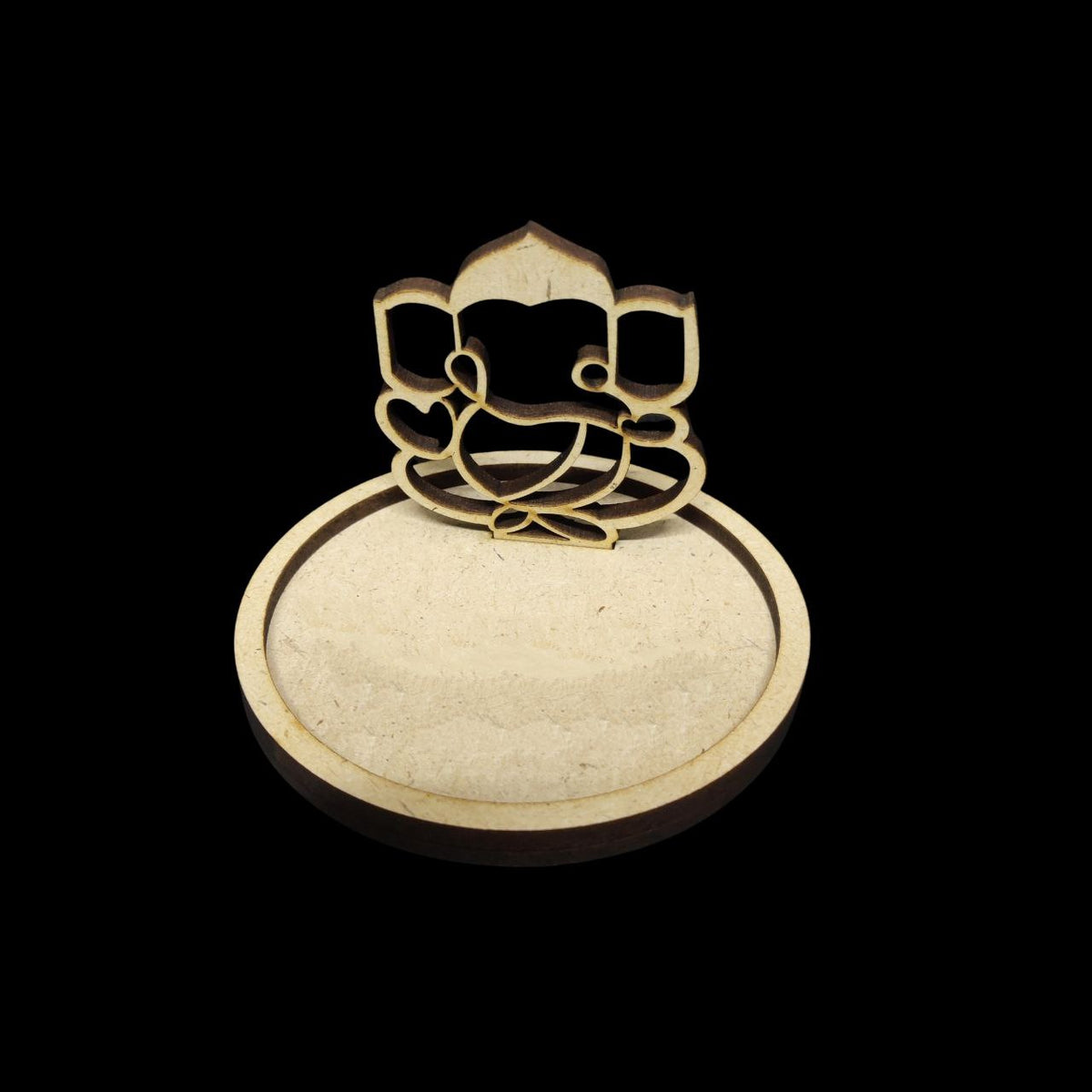 Ganpati mini (MDF Mini Platter - Festive Collection)