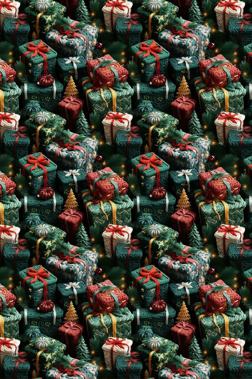 Gift stash - Seamless (Christmas - Decoupage paper )