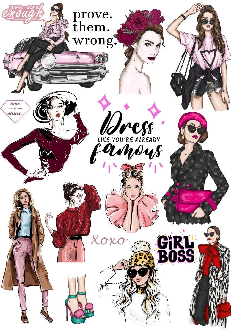 Girl Boss ( Instant Transfer Sheets )