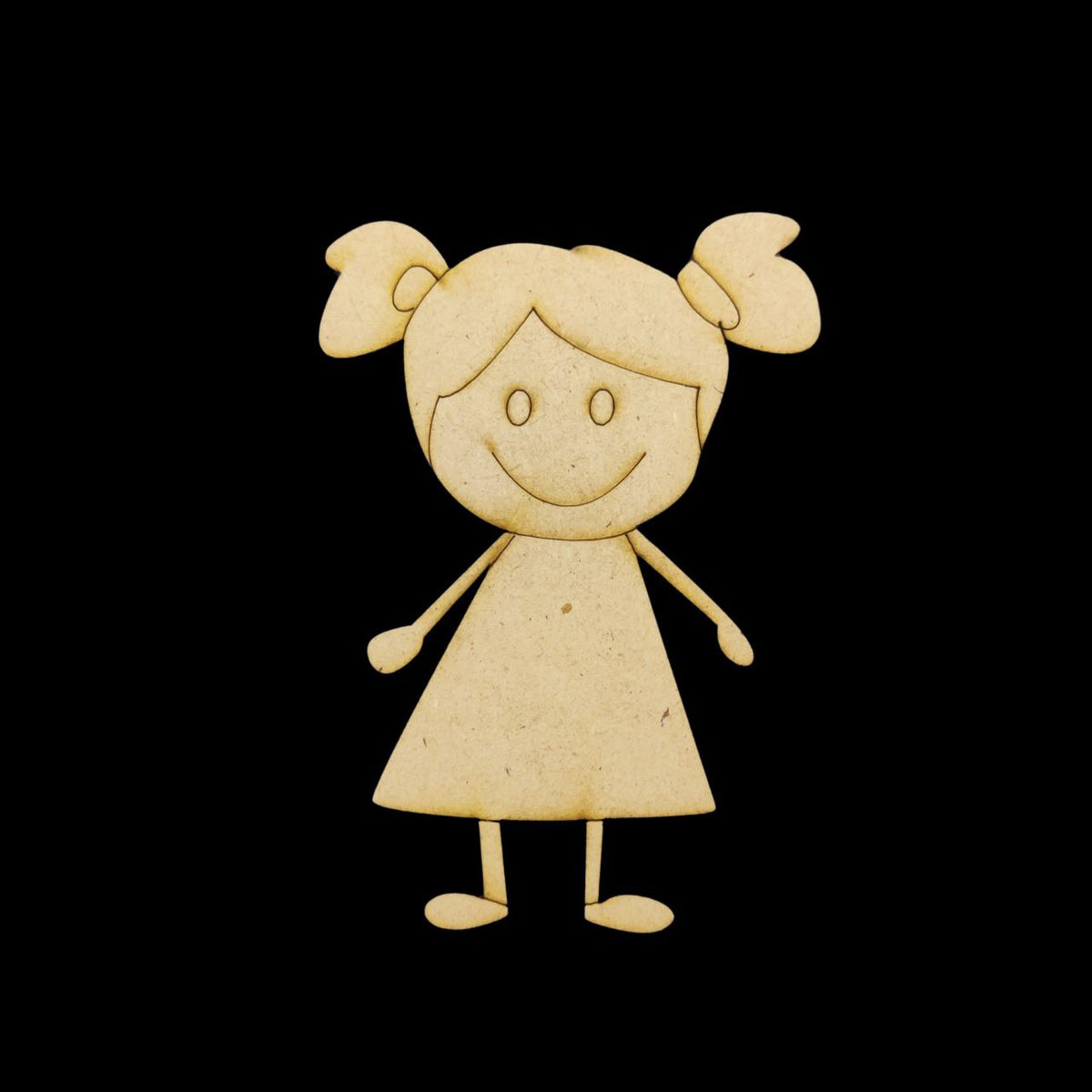 Girl Kiddie (Premarked Painting Base) MDF