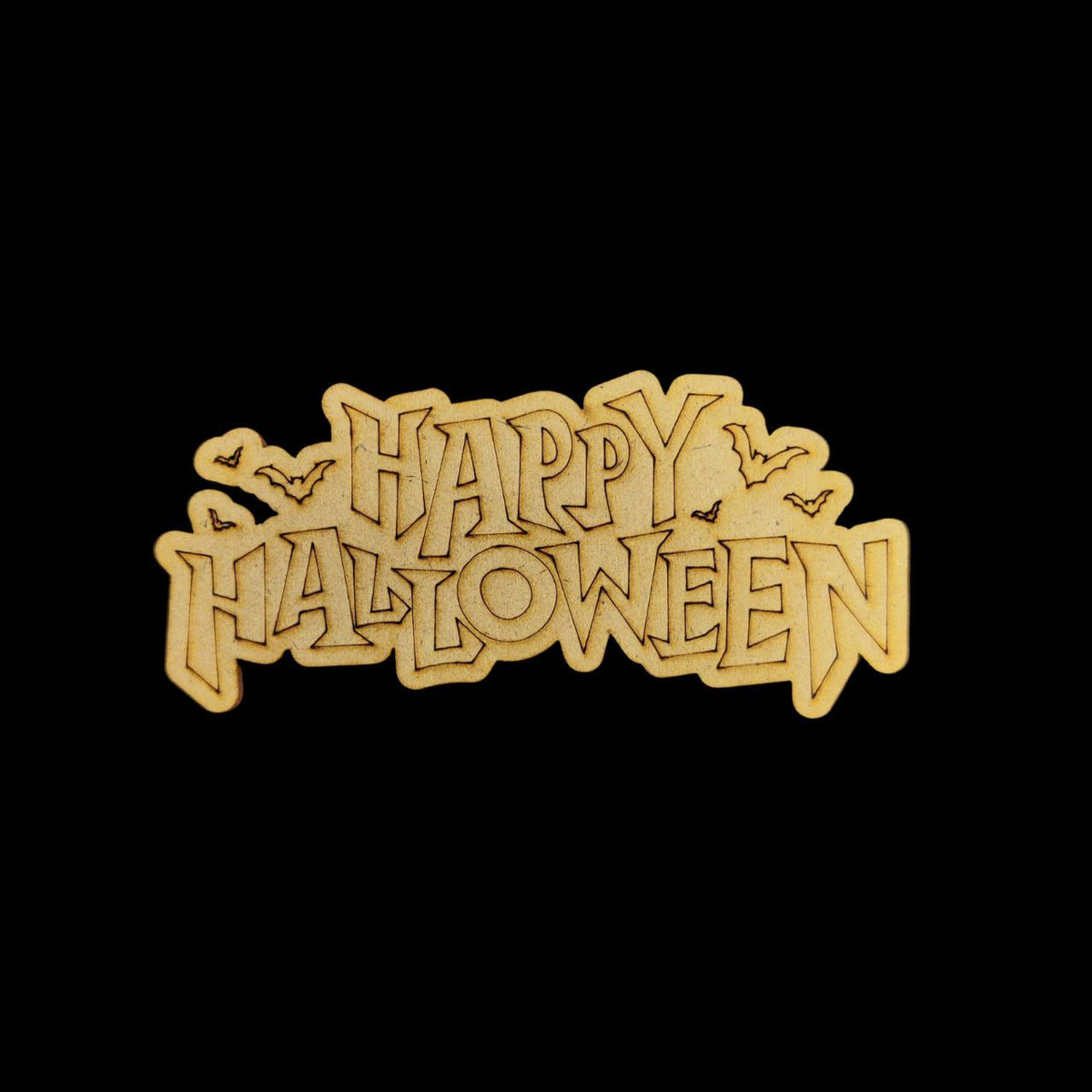 Happy Halloween (MDF Premarked Base -Halloween Collection) Lasercut