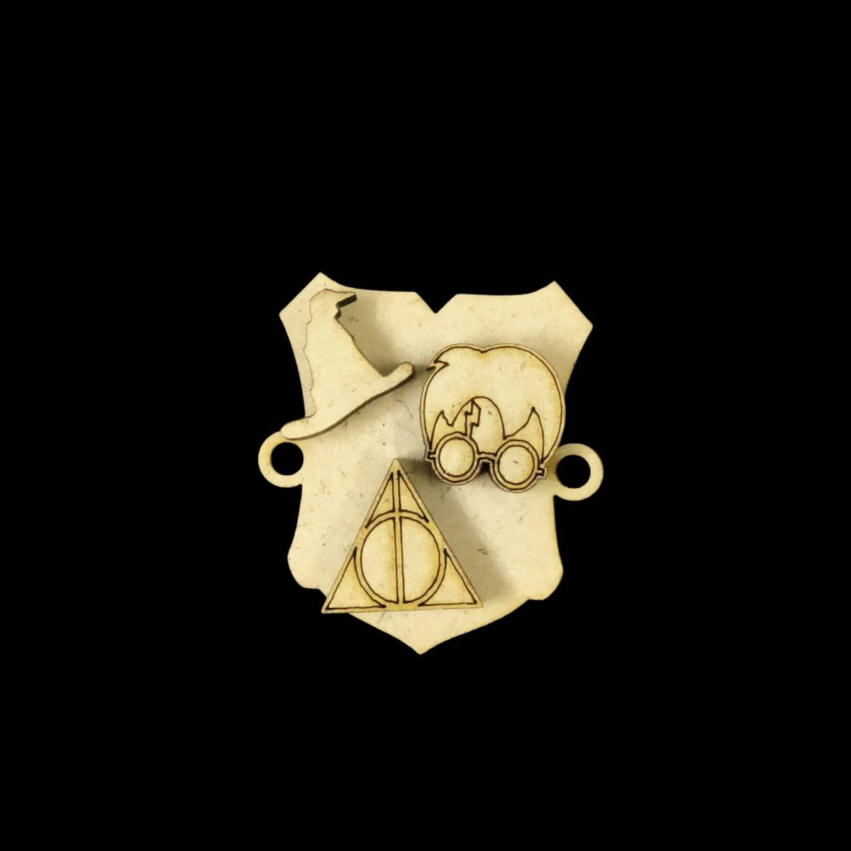 Harry Potter Elements - Kids Layered Rakhi (MDF Lasercut)