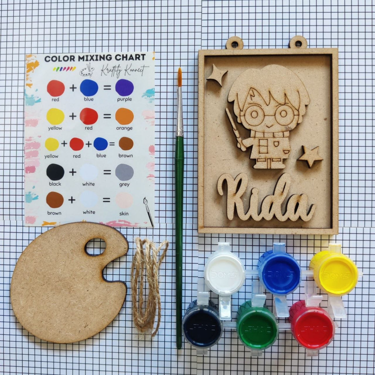Harry Potter - Personalised DIY Name Plate Kit (MDF)