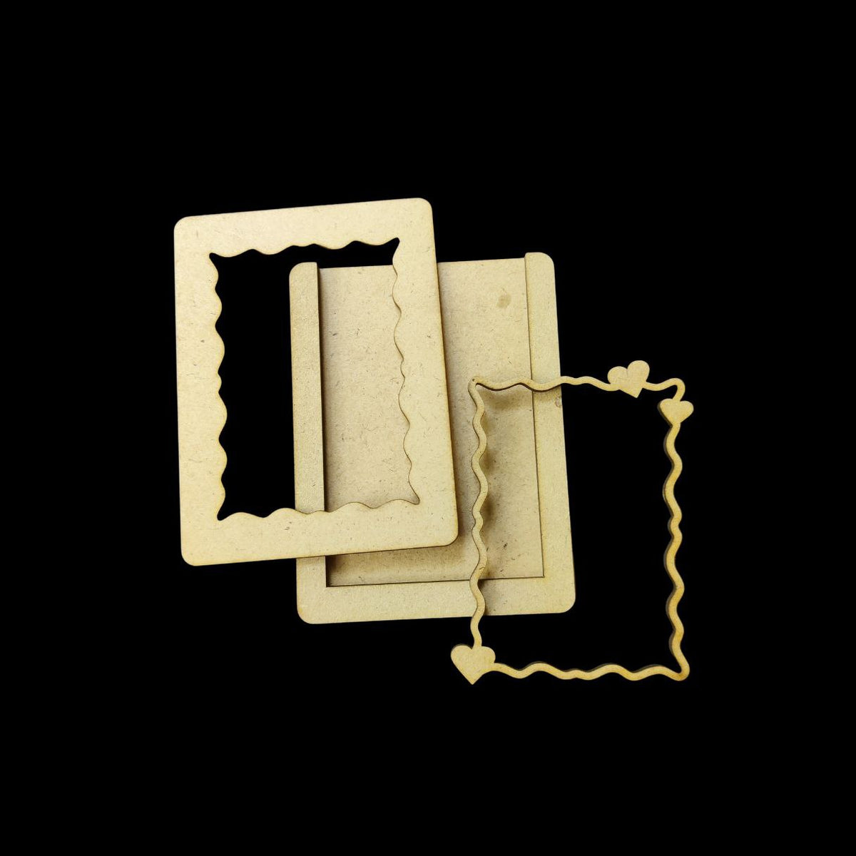 Heart Frame - Photo Frame Fridge Magnet MDF Base - Valentine's
