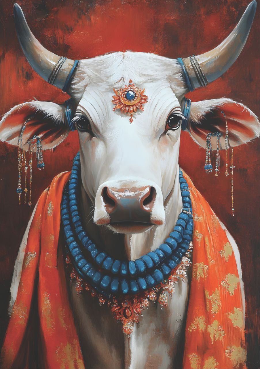 Holy Cow - Desi Style (Full Size - Decoupage Paper)