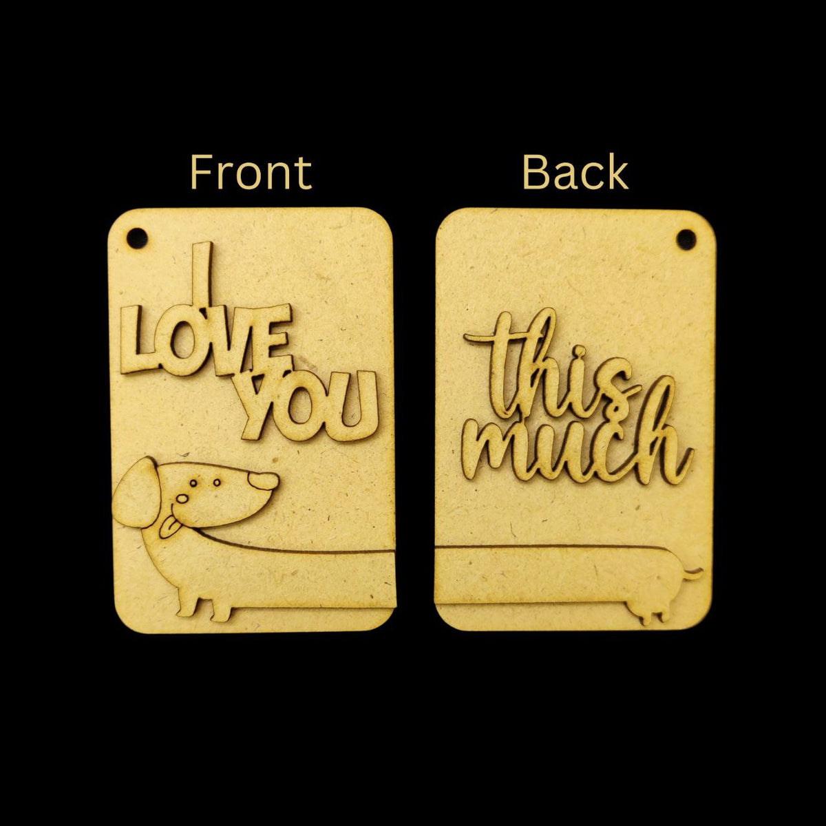 I love You ( Love Wordings - Keychain Base - Valentine's Collections )