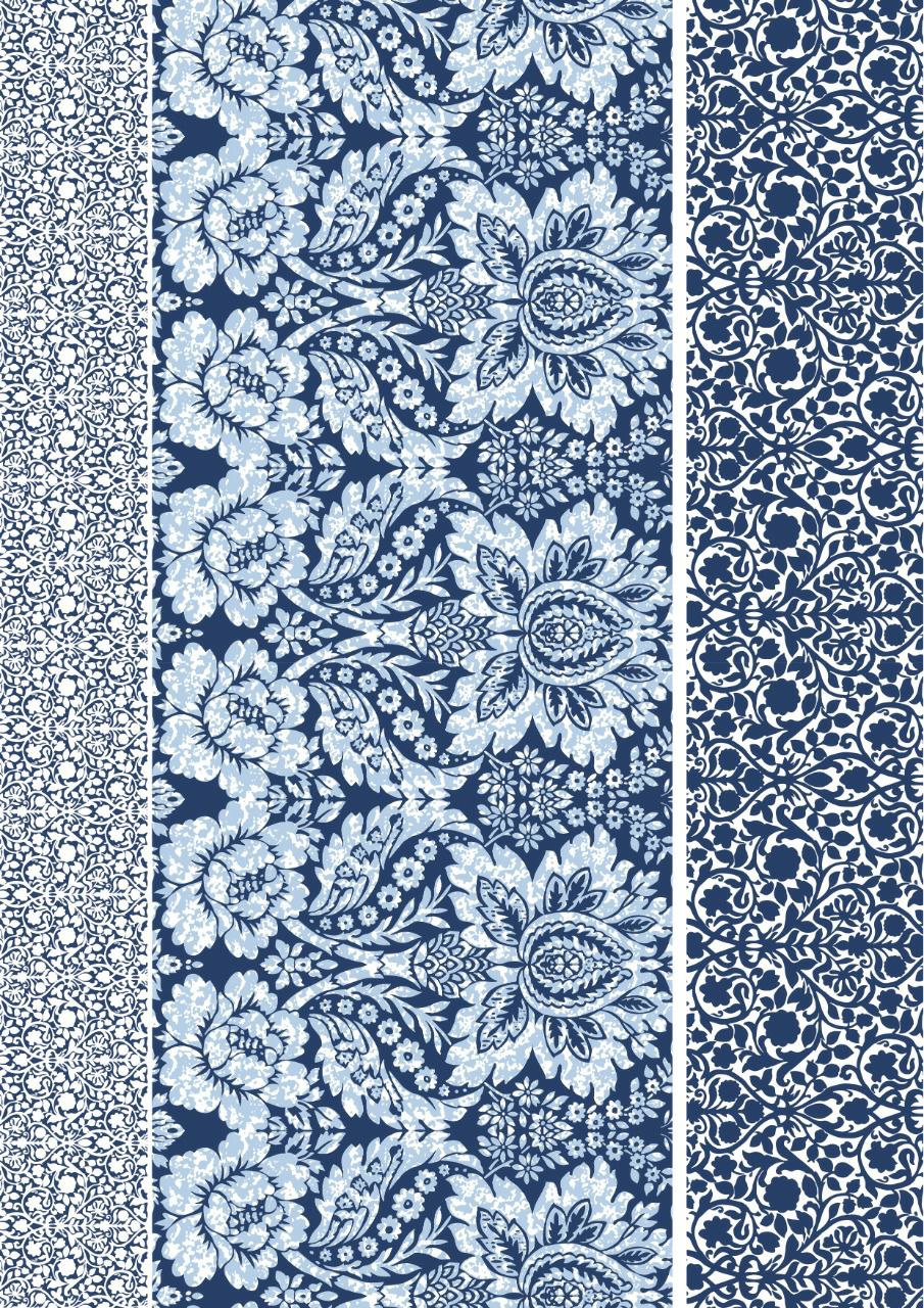 Indigo Print 1 (Decoupage Paper)