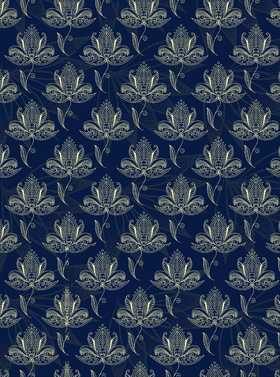 Indigo Print Seamless (Decoupage Paper)