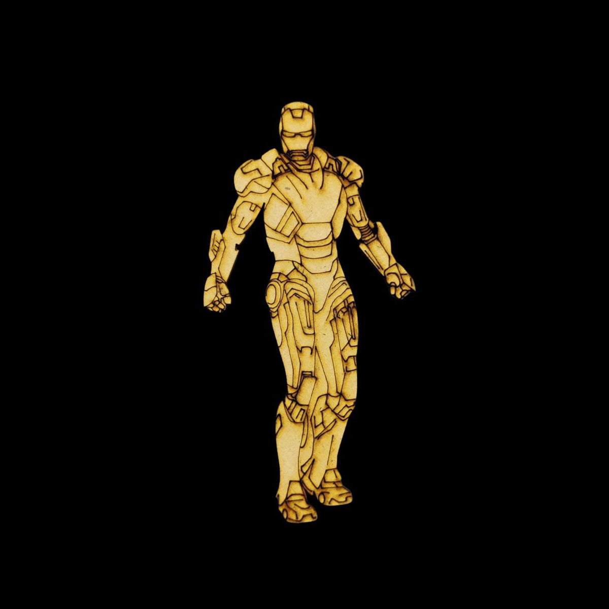 IronMan ( MDF Premarked Painting Base )