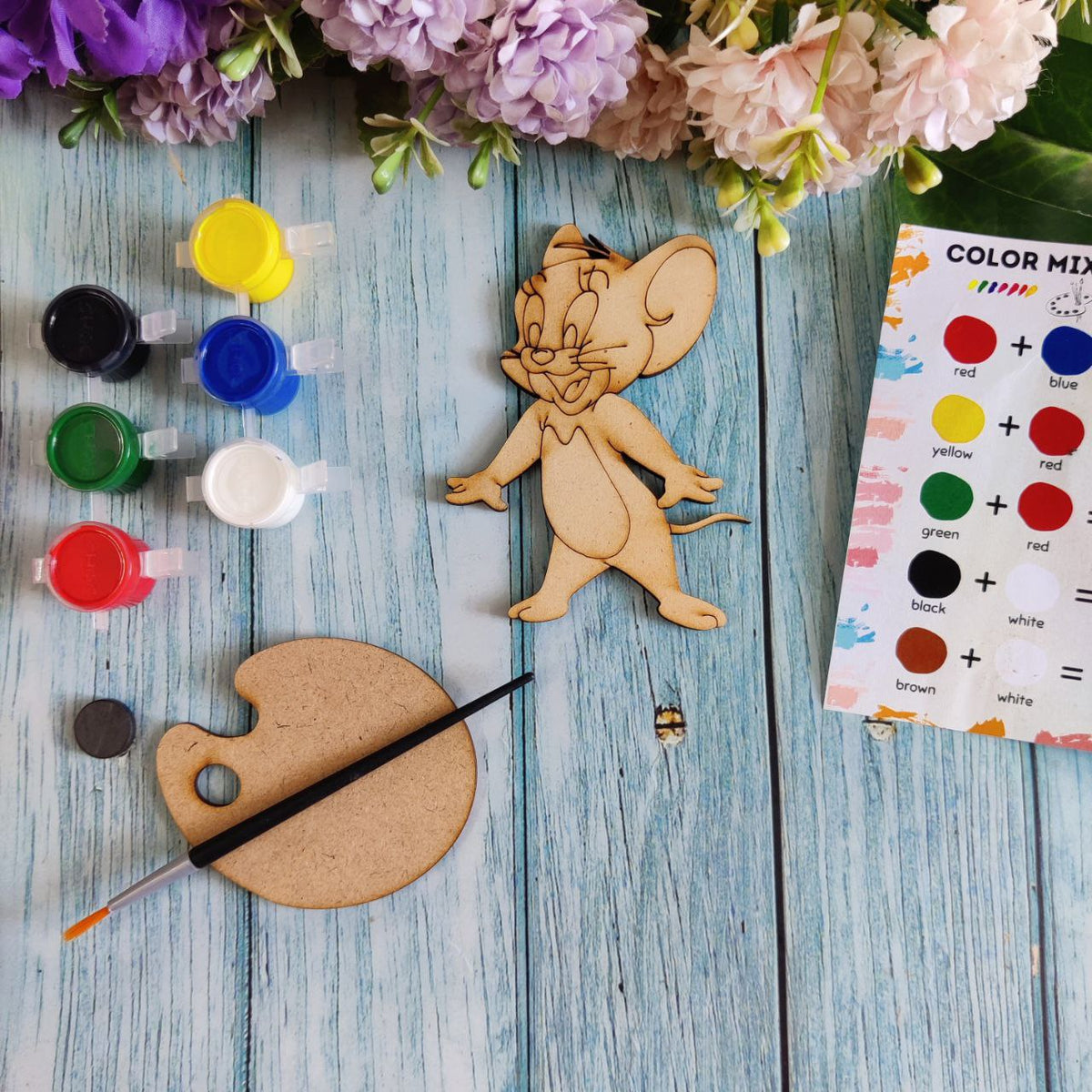 Jerry the Mouse (Fridge Magnet DIY kit) MDF