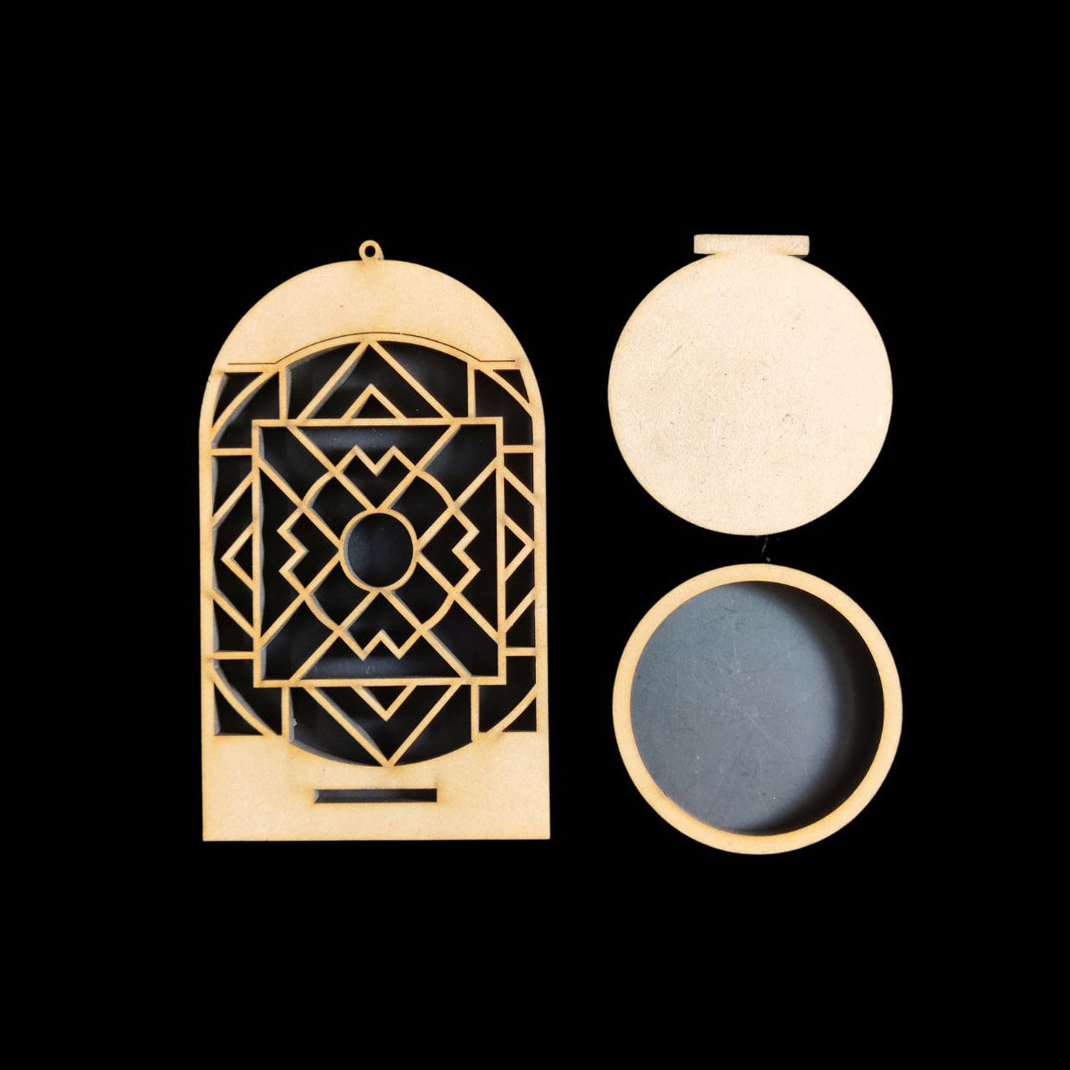 Jharokha Wall tealight Holder (MDF - Festive)