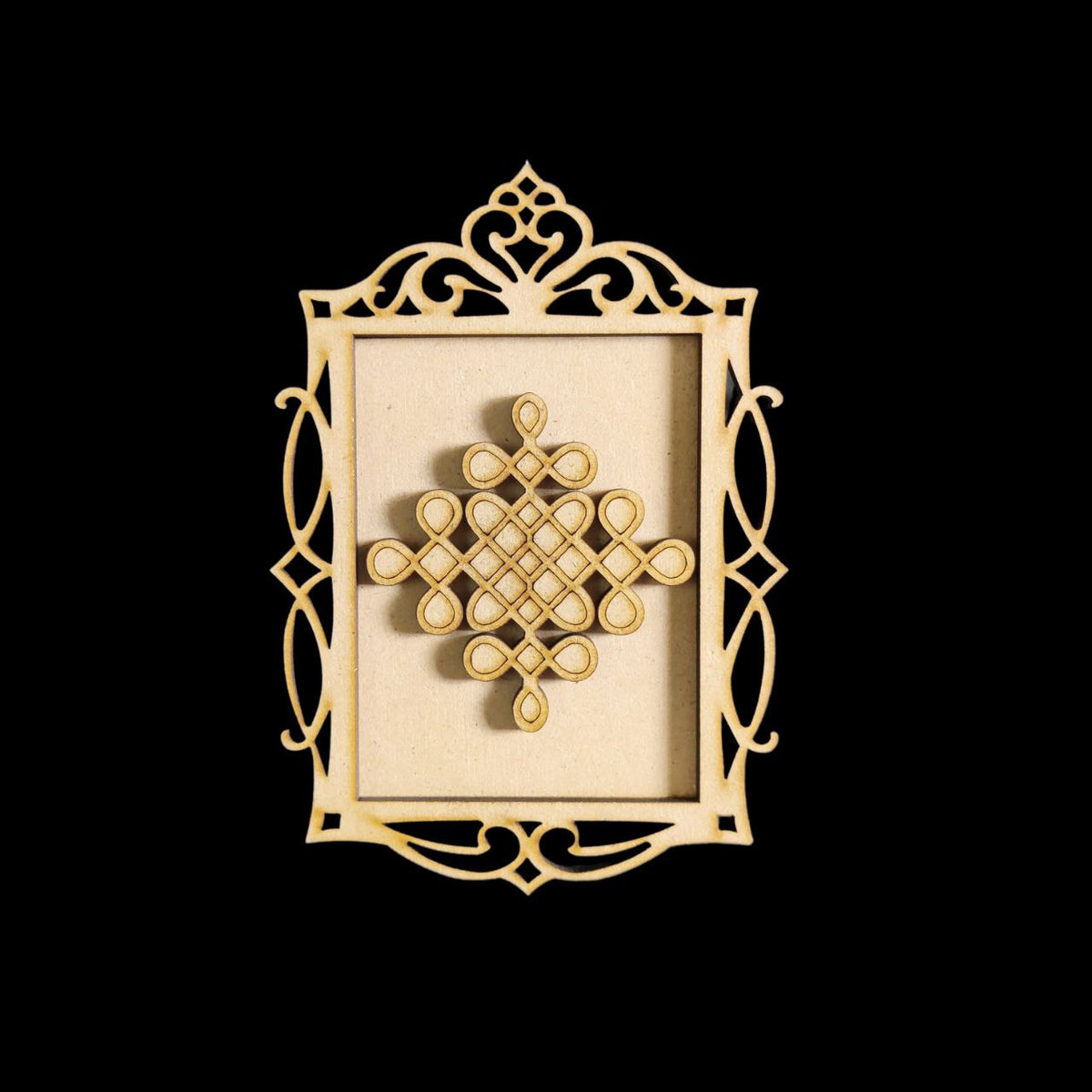 Kolam - Festive (MDF Fridge magnet base Wall decor)