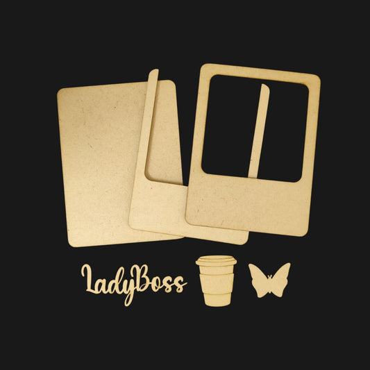 LadyBoss (MDF Fridge Magnet Base)