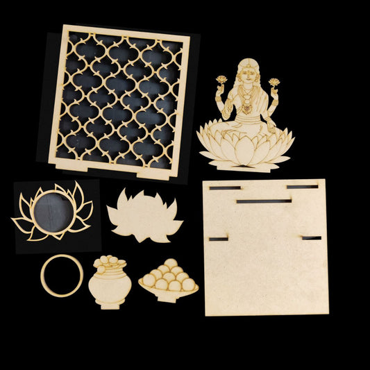 Laxmi Pandal with Tealight Holder (MDF- Festive)