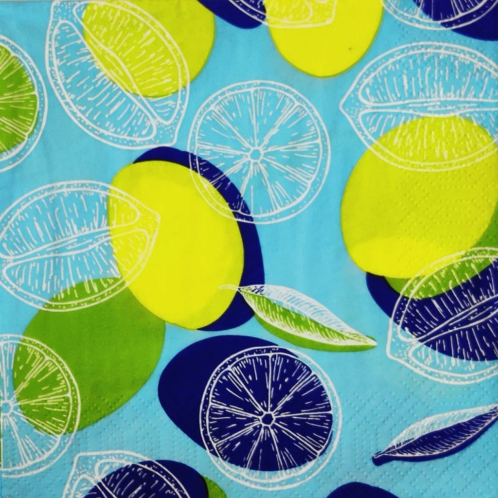Lemon (print) ( German Napkins Tissues )