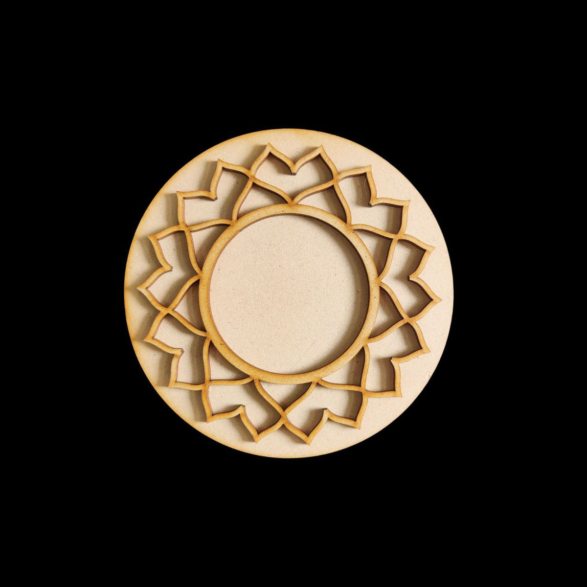 Lippan art base (MDF Tealight holder/ Rangoli - Festive)