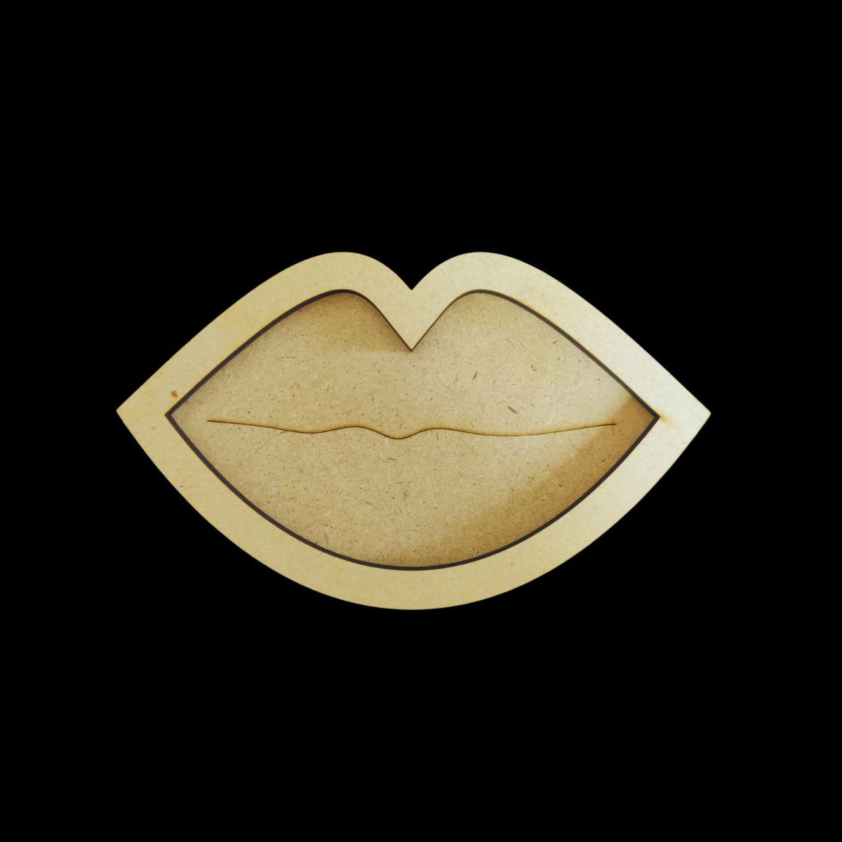 Lips (Trinket Tray - Lasercut Premarked MDF)