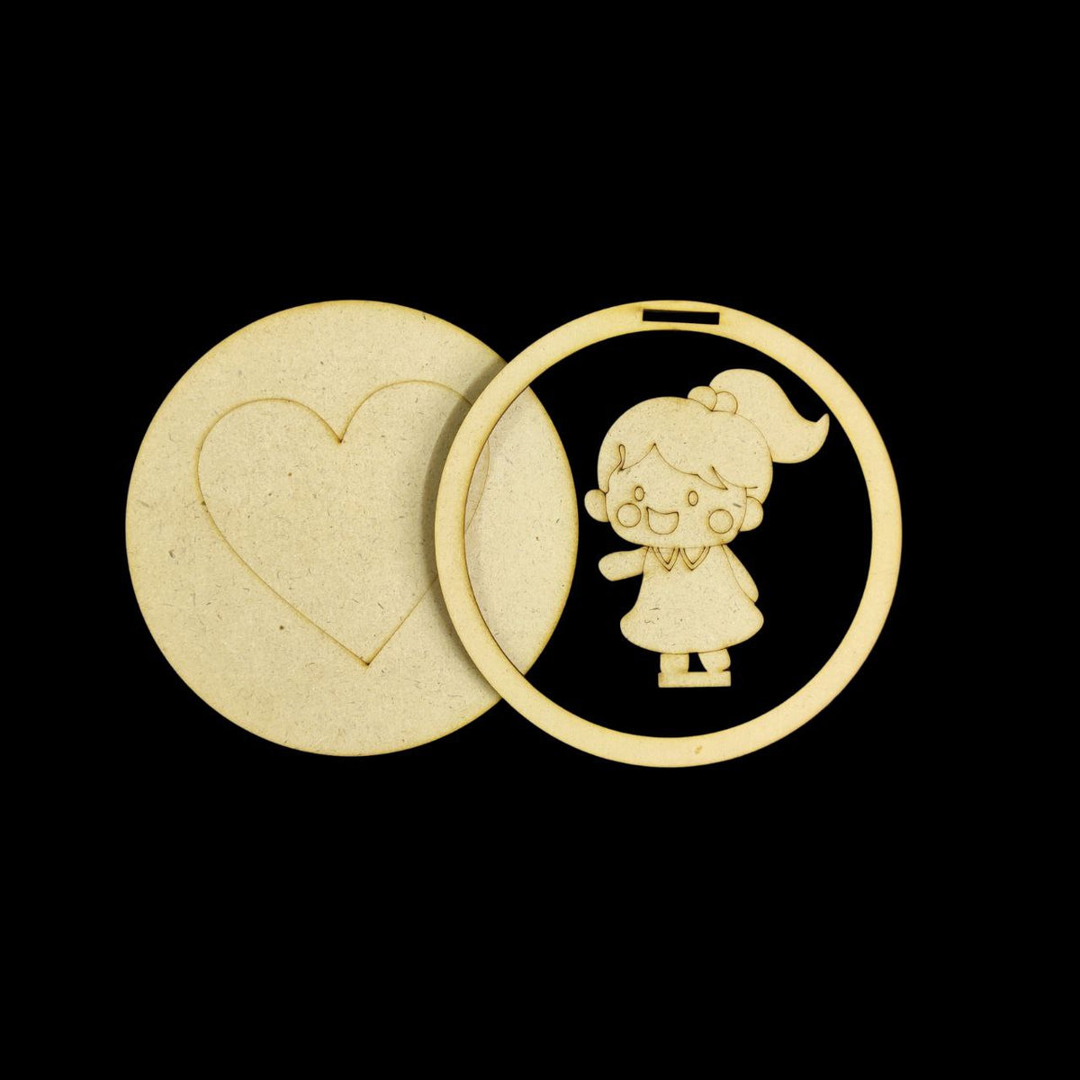 Little Girl (MDF Trinket | Catchall Tray) DIY Kids Collection