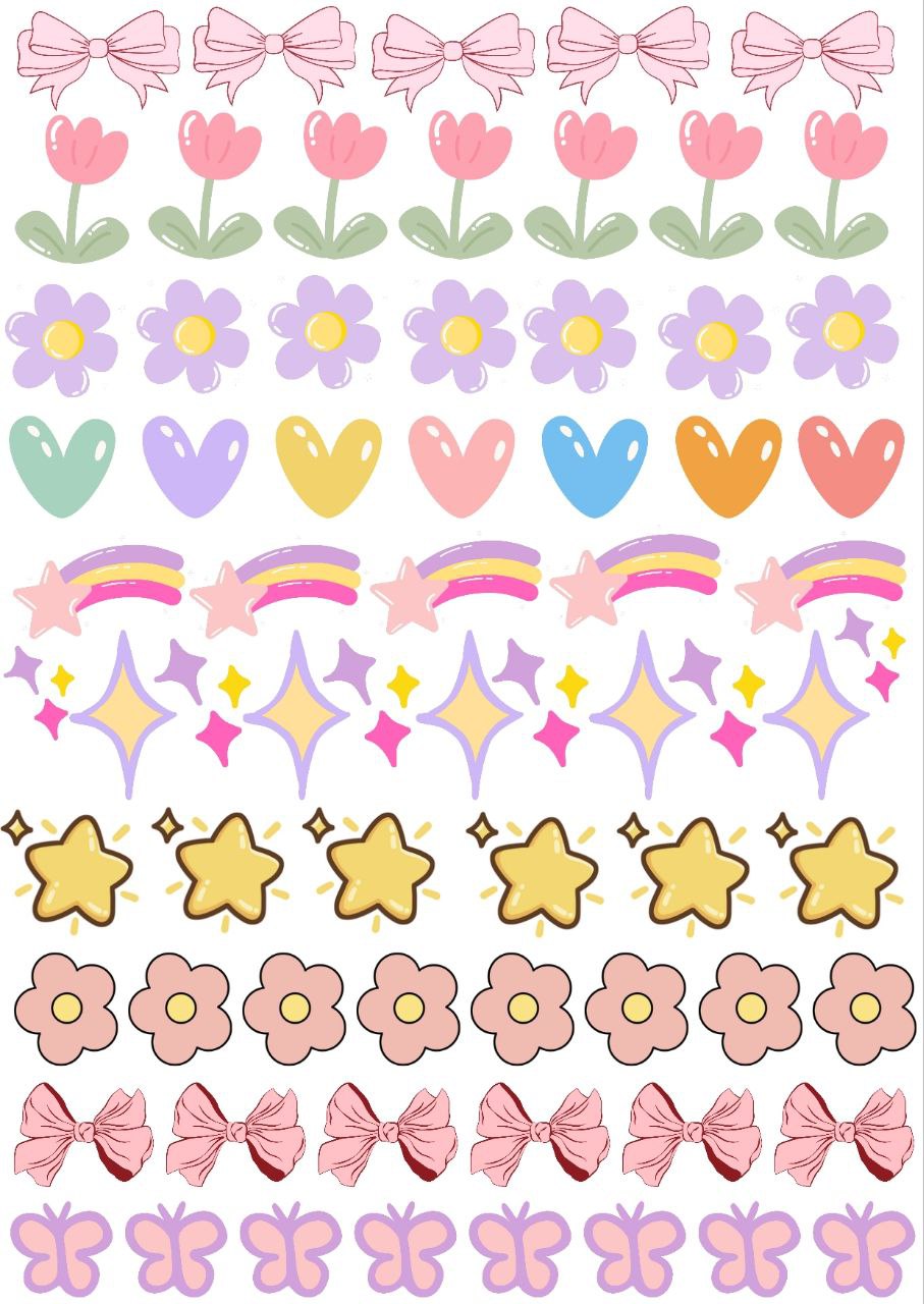 Lo-Fi Mood - Press N Peel Stickers (UV DTF) Size A6