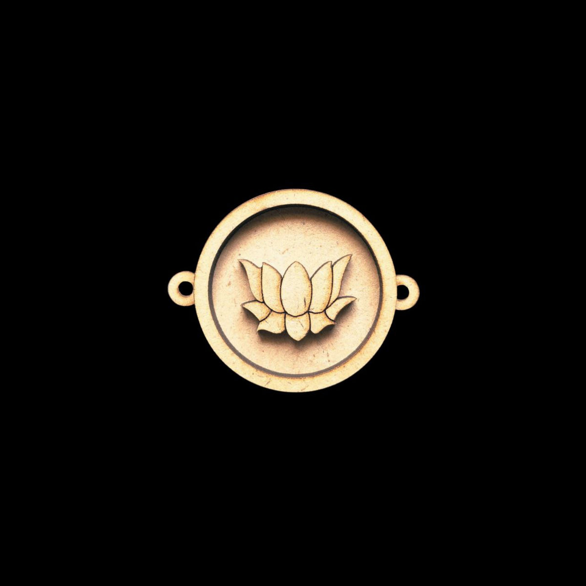 Lotus Leaf - Round Layered Rakhi (MDF Base)