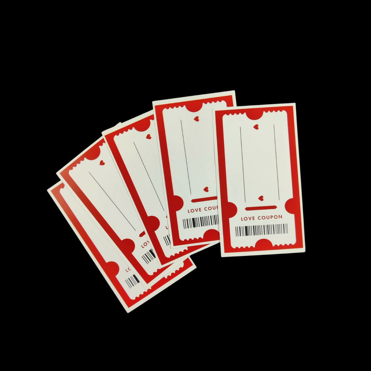 Love coupons (Pack of 5) - Valentine's Collection