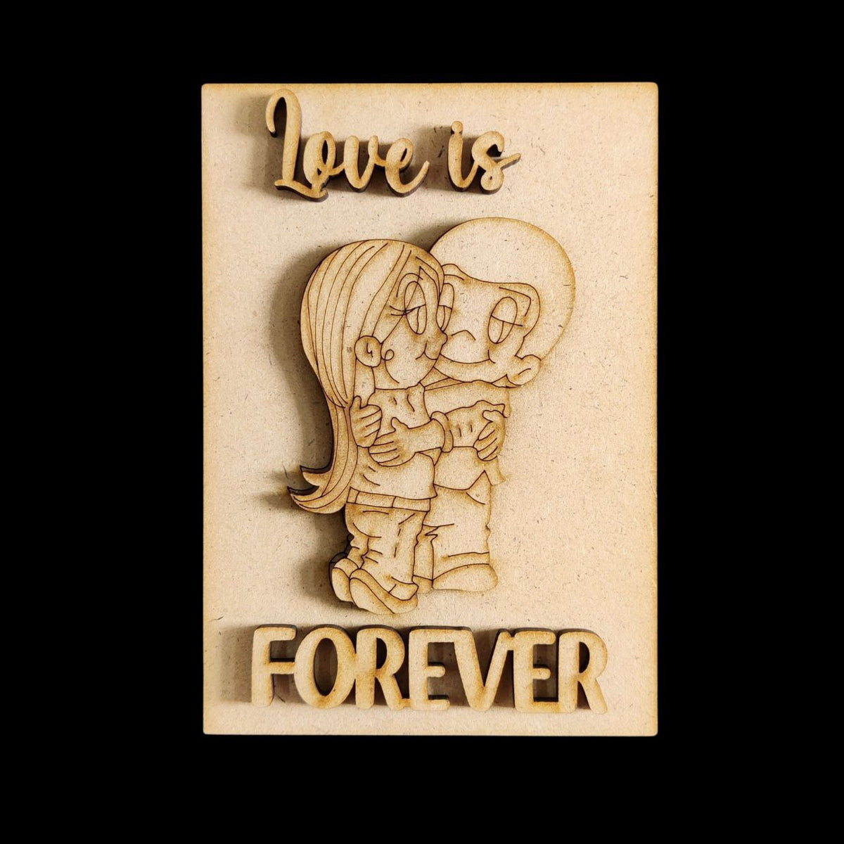 Love is Forever (Fridge Magnet base) Valentine's