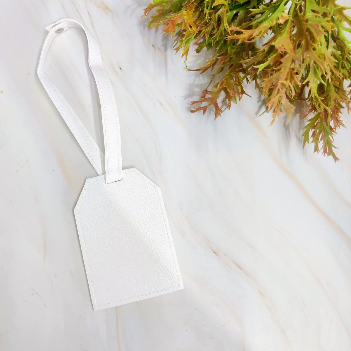 Luggage Tag small - Textured ( Faux Leather )