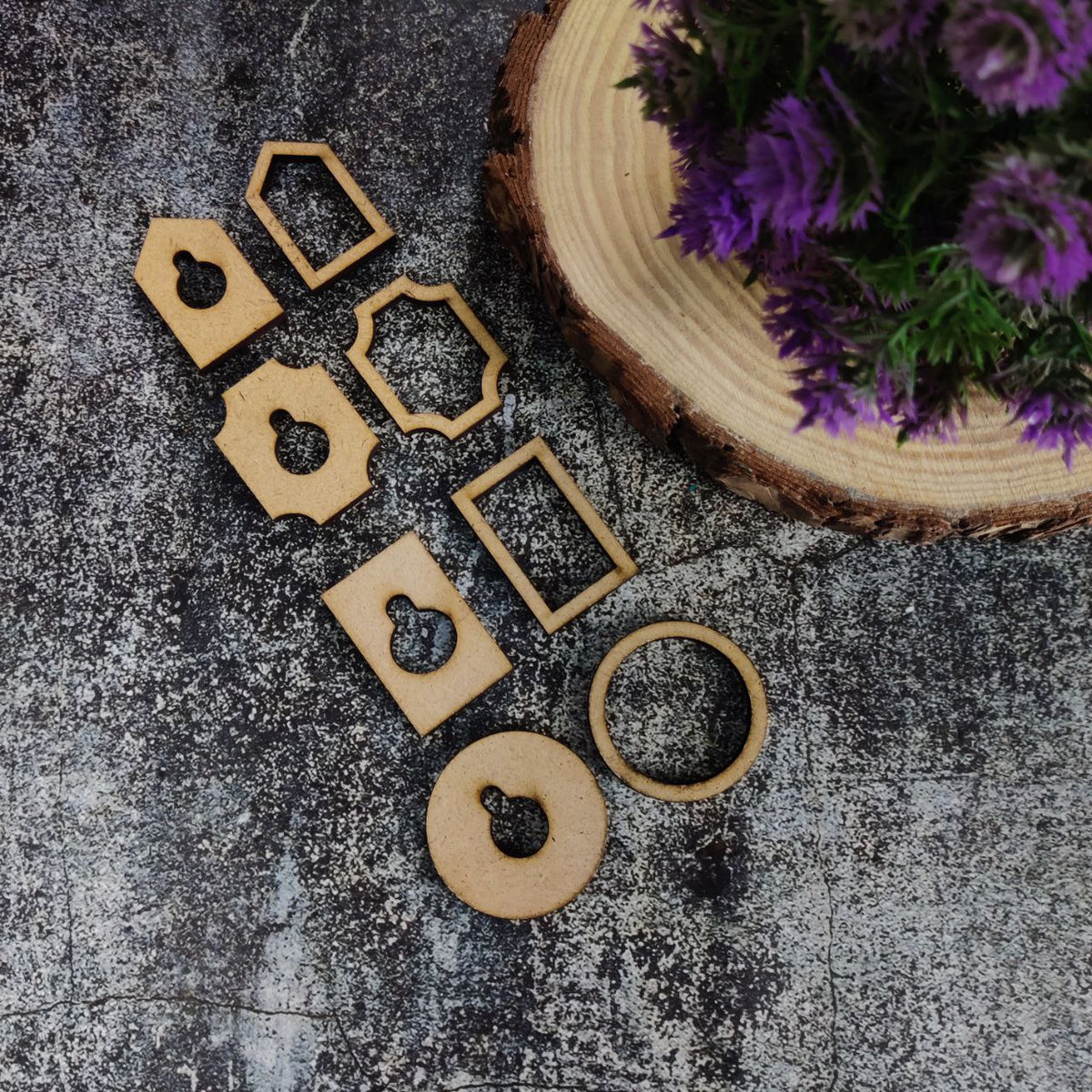 Rectangular ( MDF Hooks )