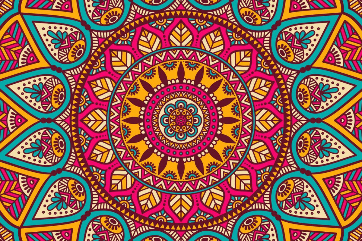 Mandala landscape ( Decoupage Papers )