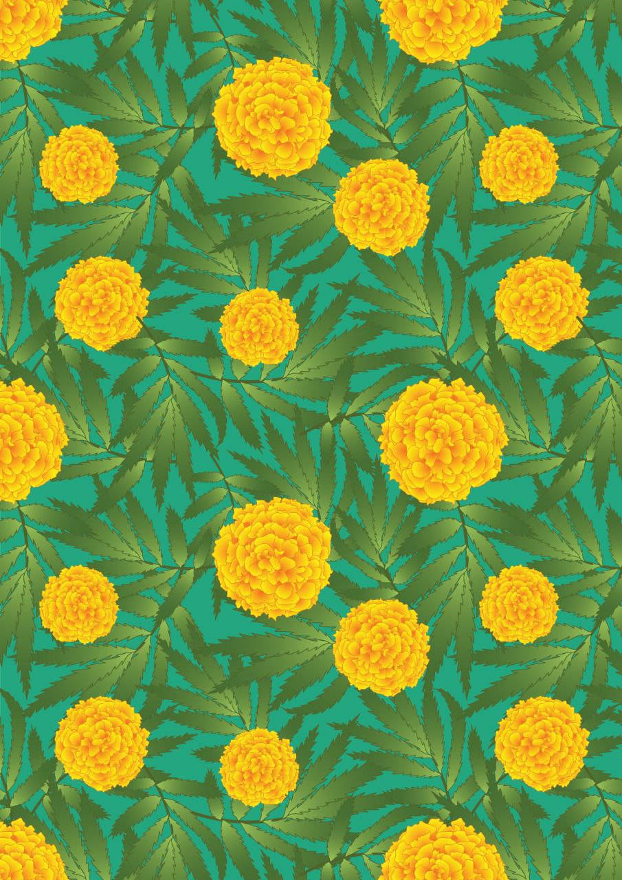 Marigold Desire( Decoupage Papers )