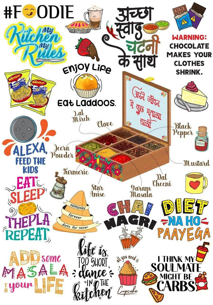 Masala box ( Instant Transfer Sheets )