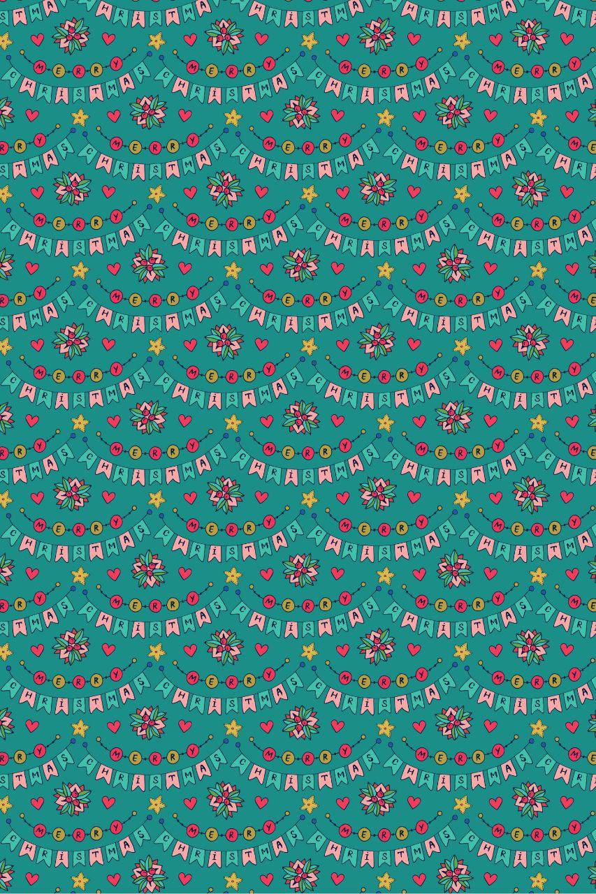 Merry christmas - Seamless (Christmas - Decoupage paper )