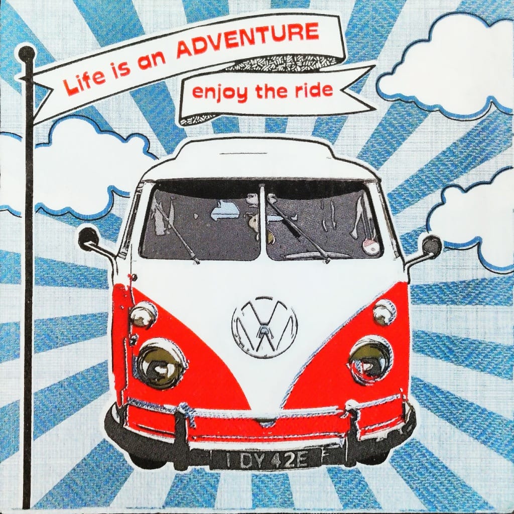 Mini Caravan Bus ( German Napkin Tissues )