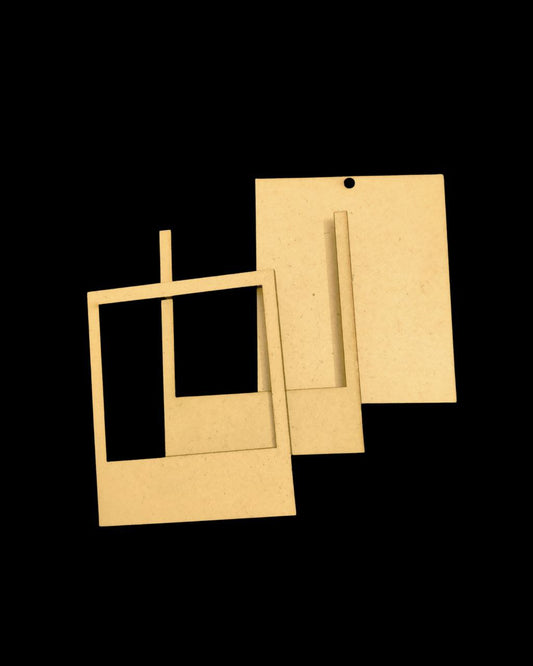 Mini Photoframe ( MDF Keychain Base )
