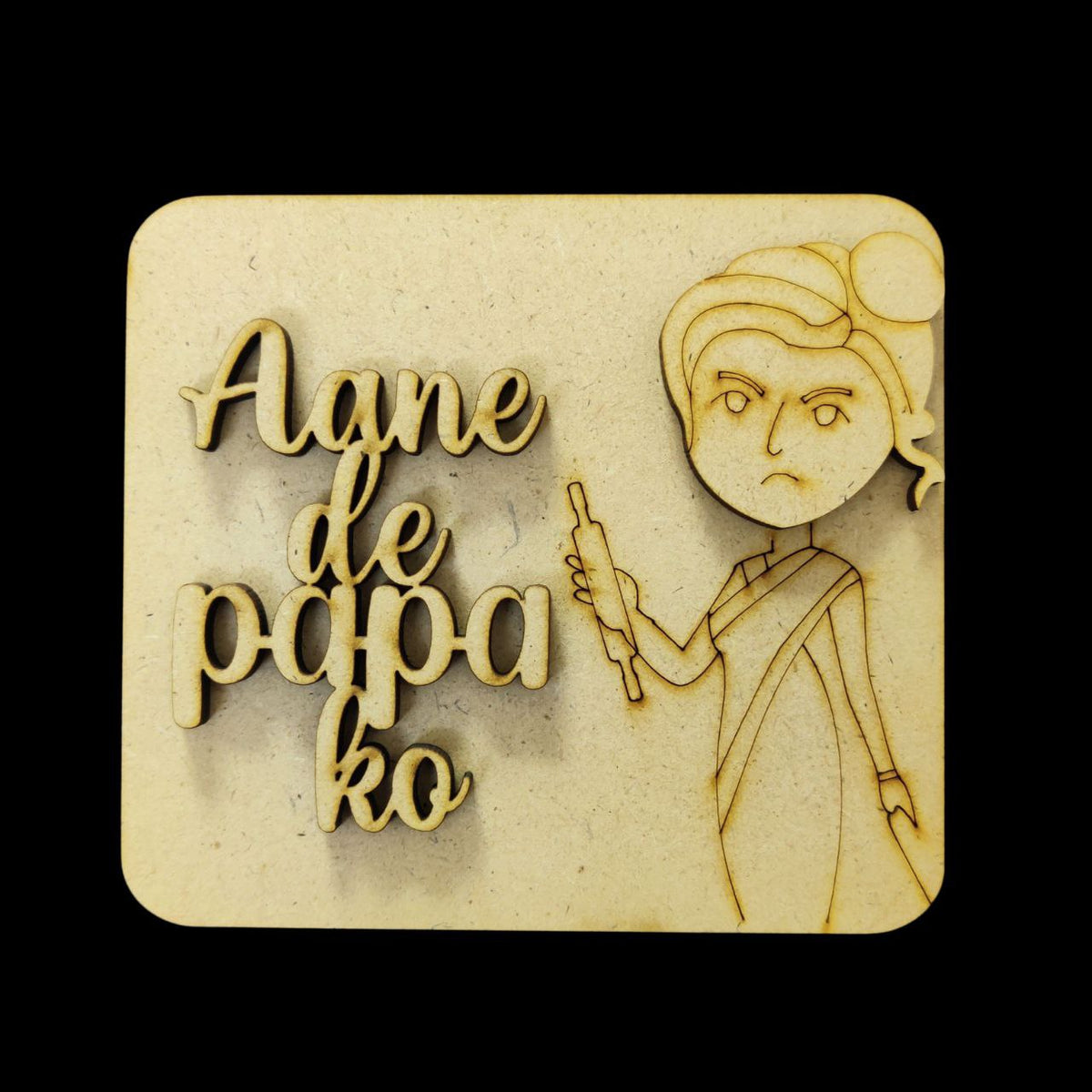 Mom Quote ( Mother's Day - Fridge Magnet Base )