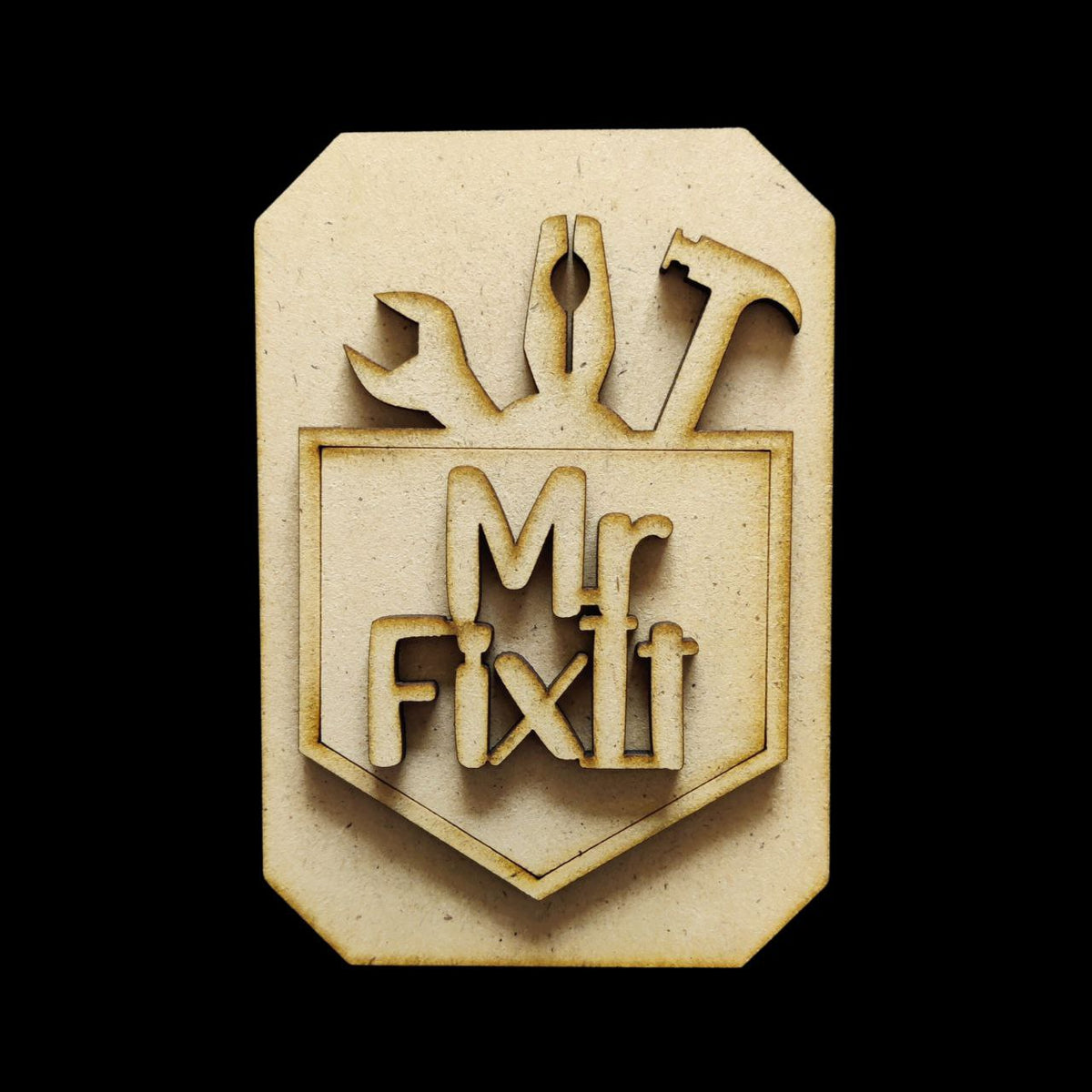 Mr. Fixit ( Father's day - MDF Fridge Magnet Base )