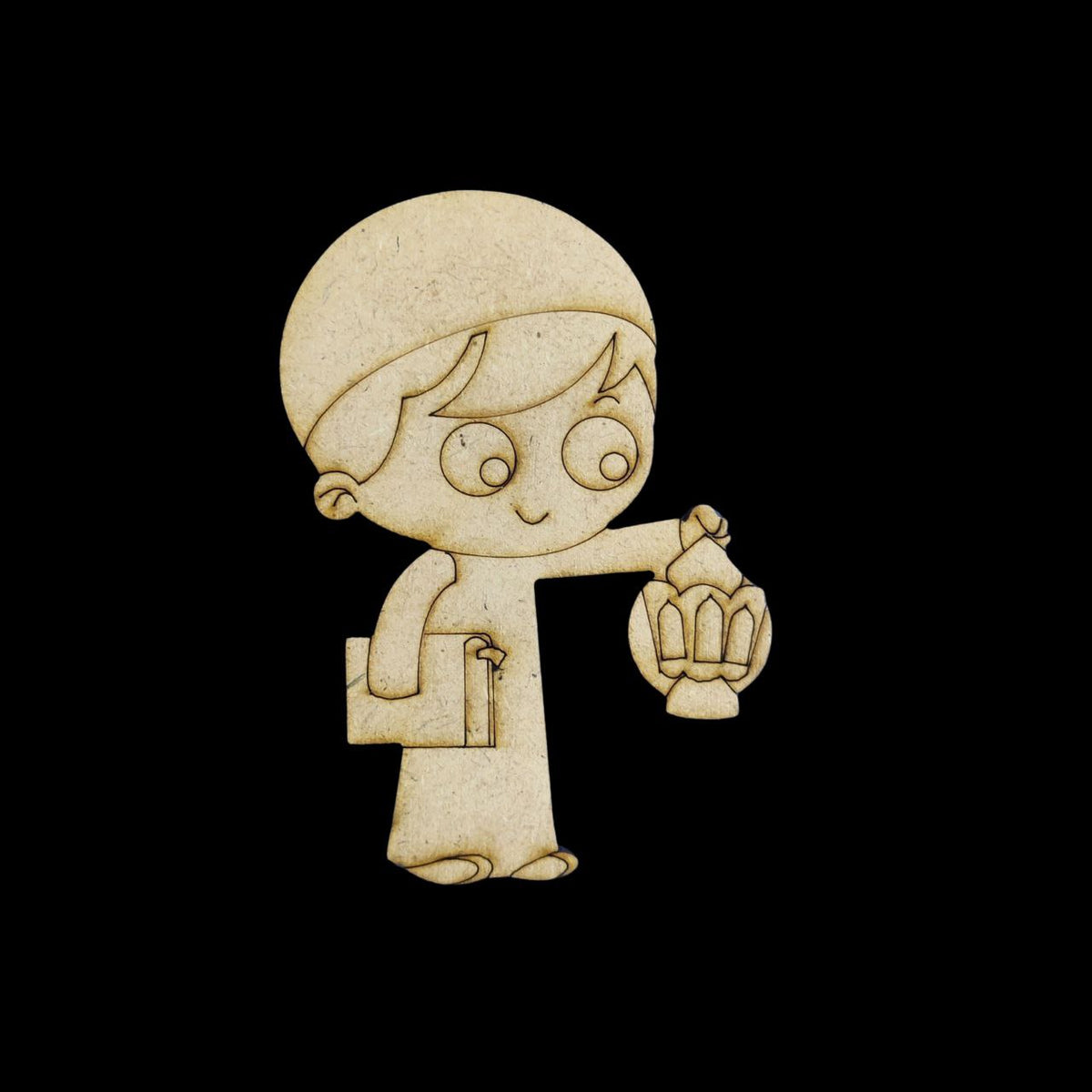 Muslim Boy (MDF Premarked Embellishment) Islamic Collection