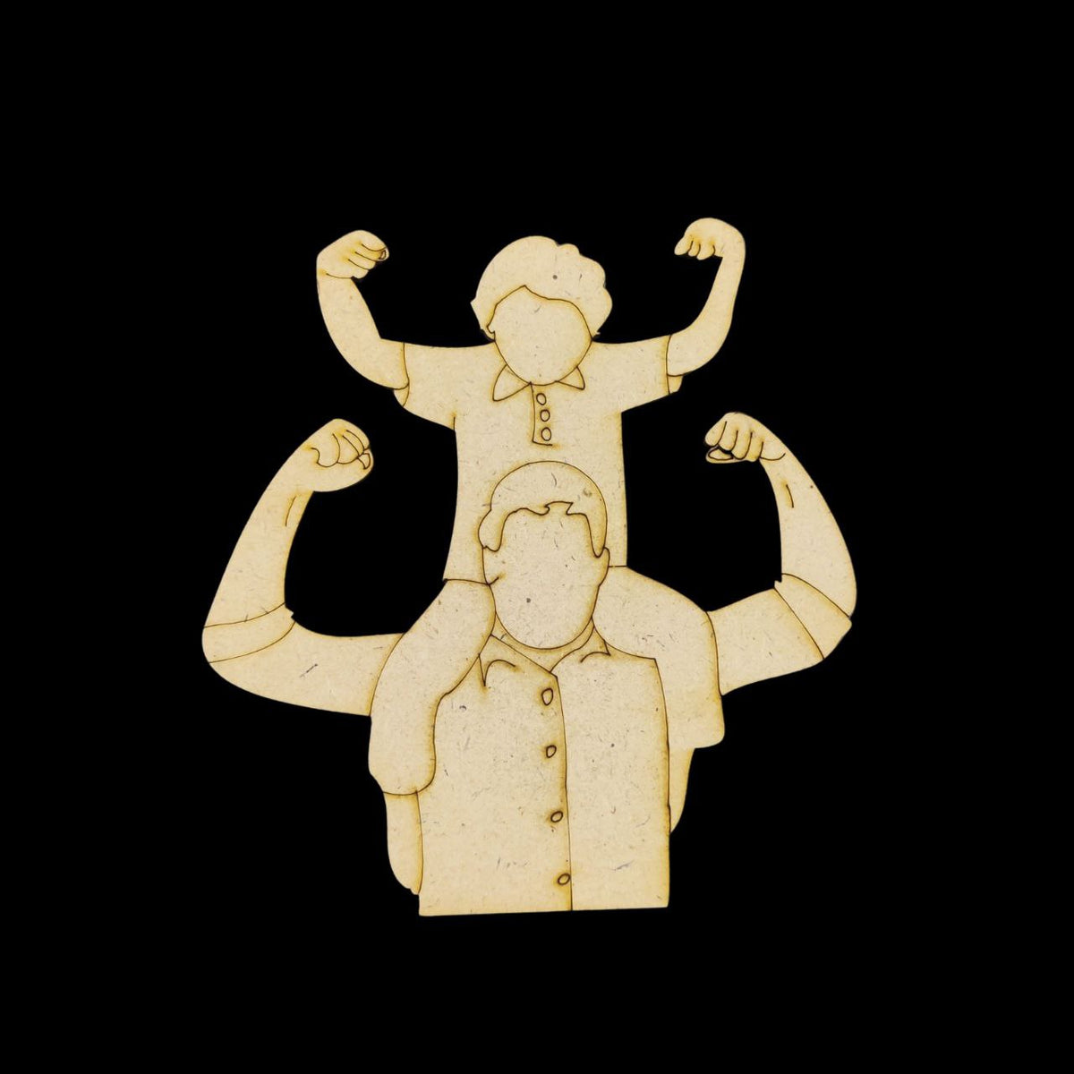 Sporty Dad (Premarked Base - MDF) Fathers Day
