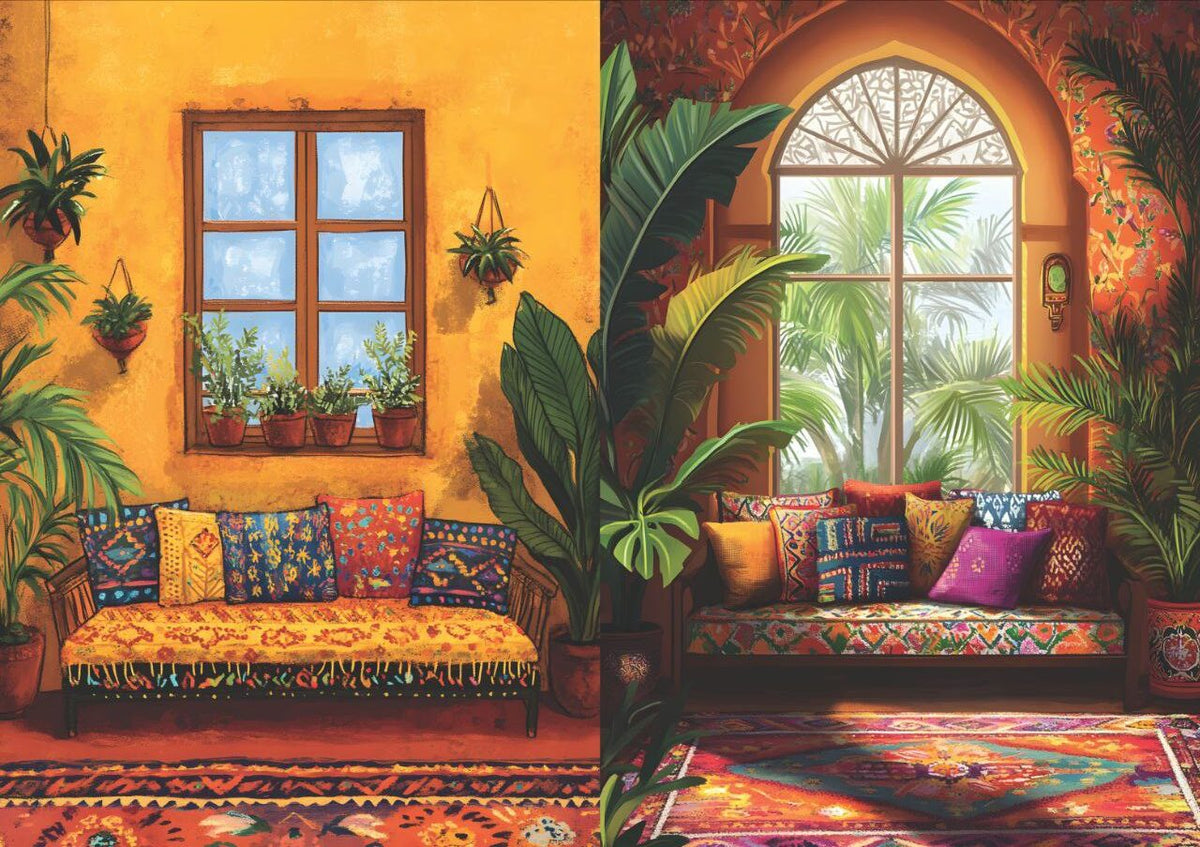 Nawabi Diwan | Spanish Yard (2 in 1 - Decoupage Paper)