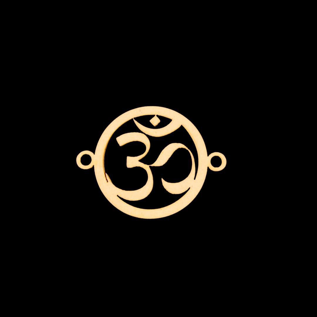 Om ( MDF Rakhi base )