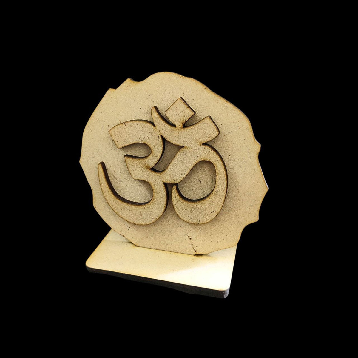 Om (Desk - Car Dashboard Stand - MDF) Diy Festive