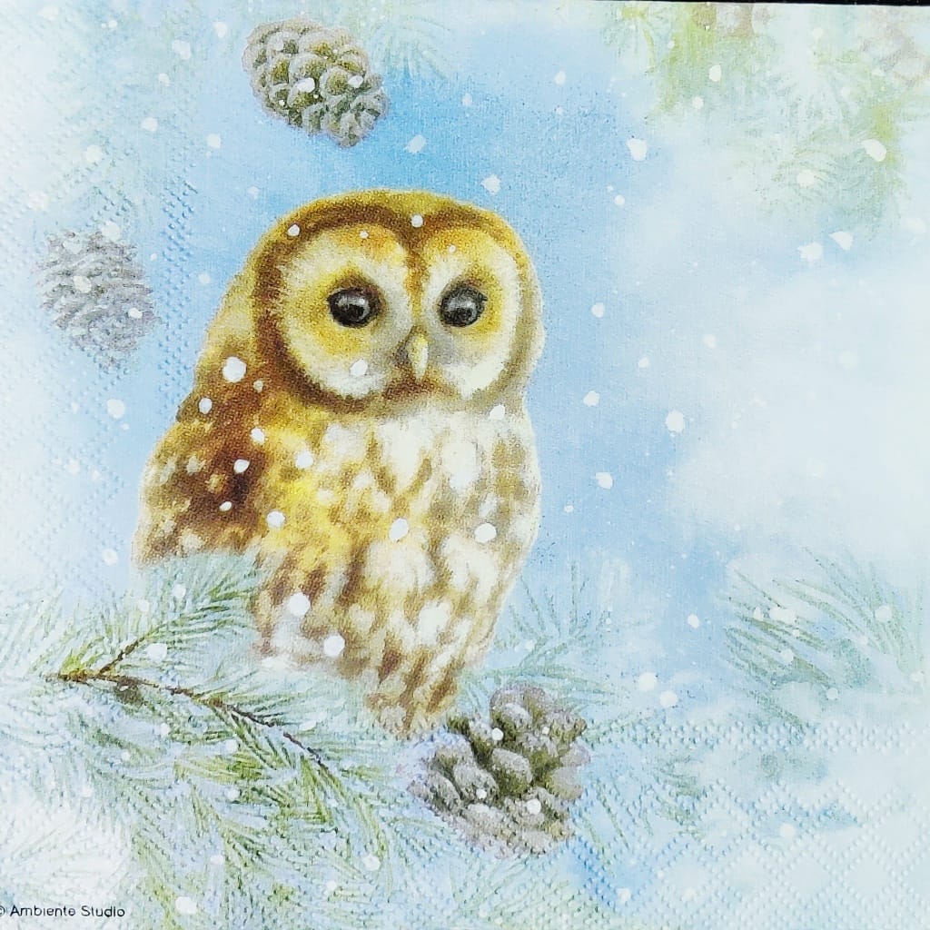 Owl Misty ( German Napkins Tissues )