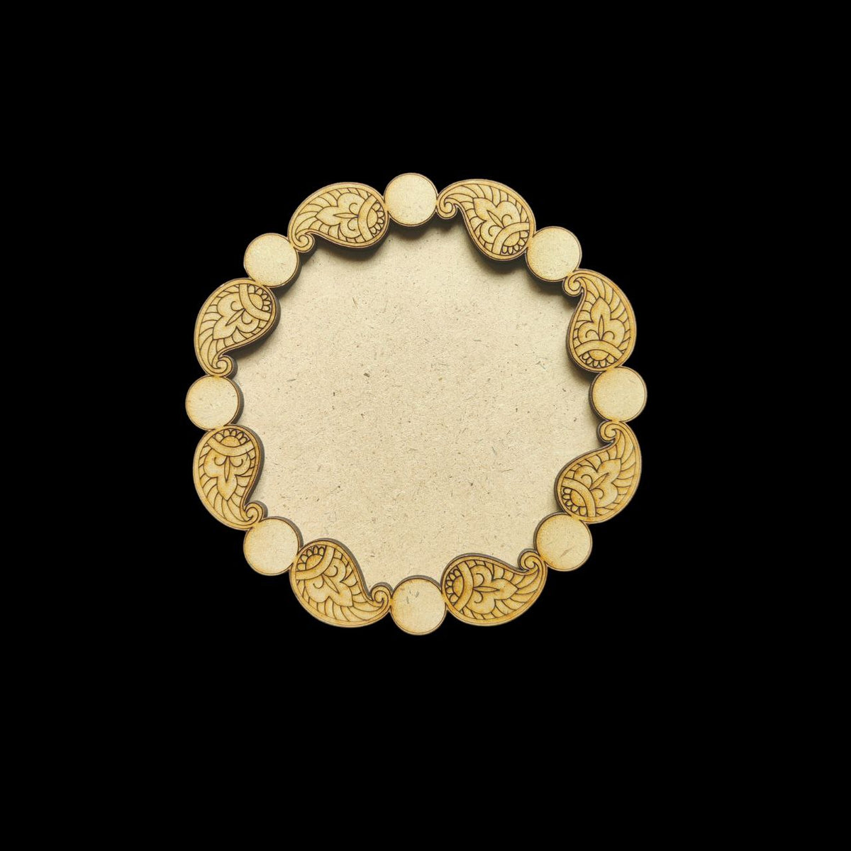 Paisley Round (MDF Mini Platter - Festive Collection)