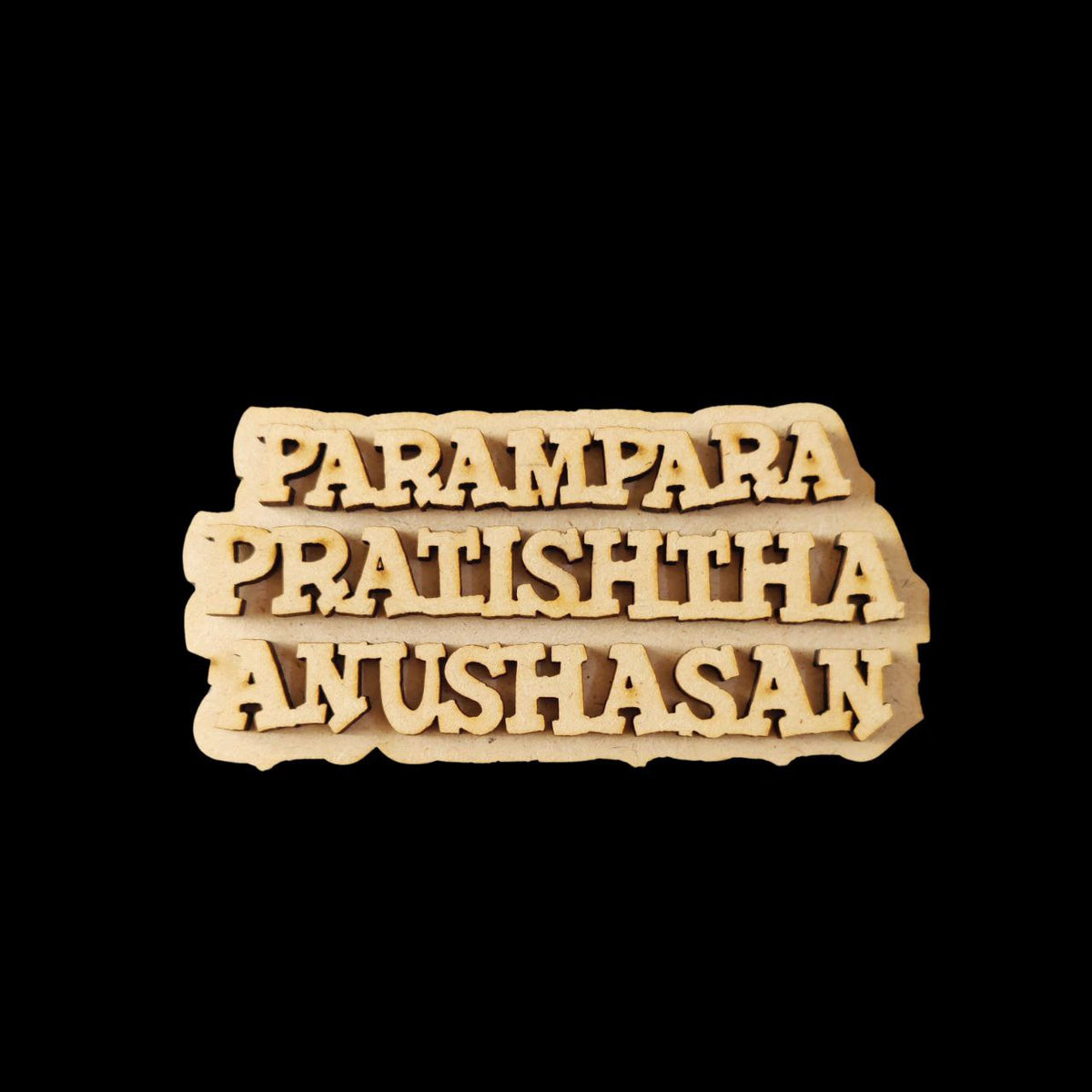 Parampara Pratishtha Anushasan (Fridge Magnet Base - MDF) Fathers day