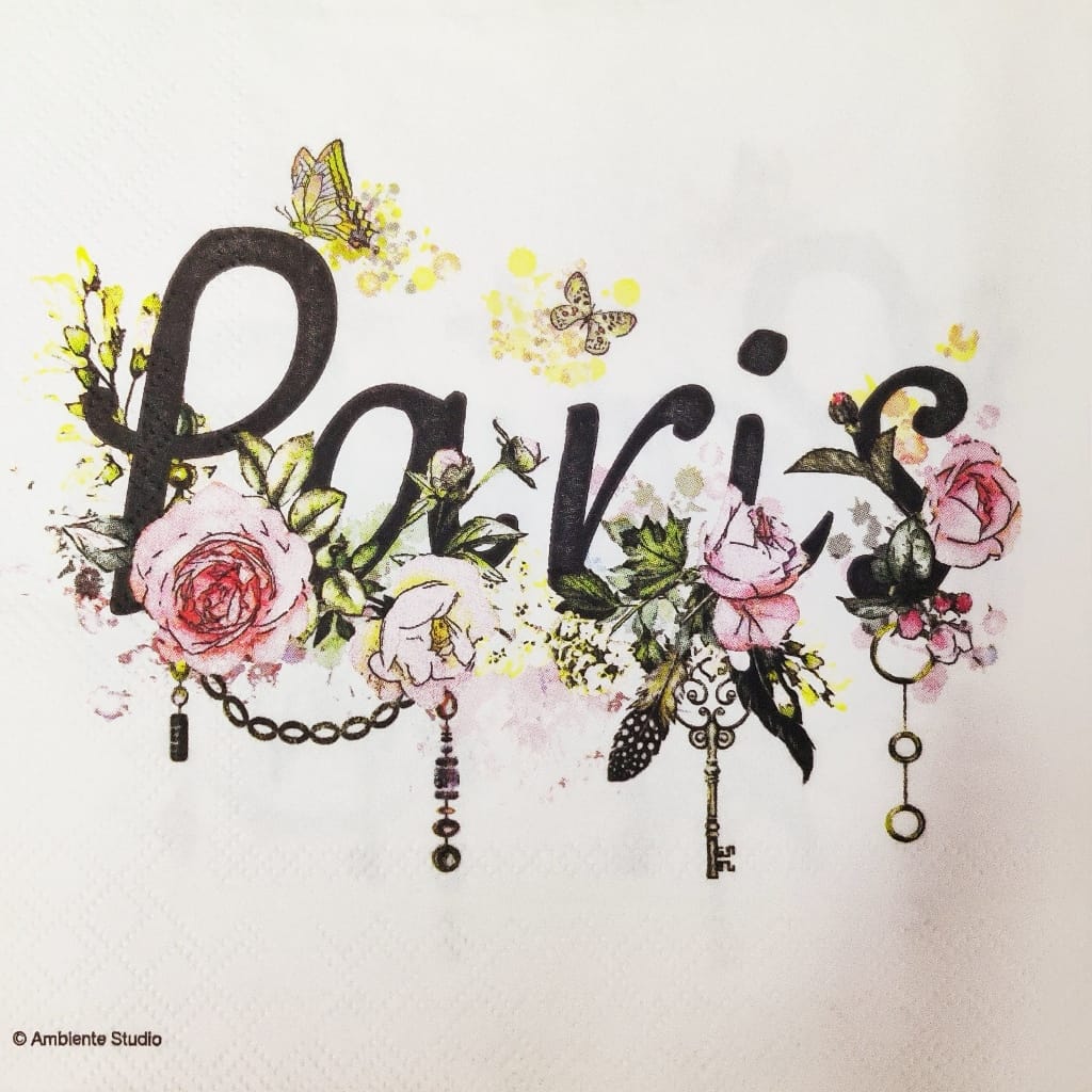 Paris Floral ( German Napkin Tissues )
