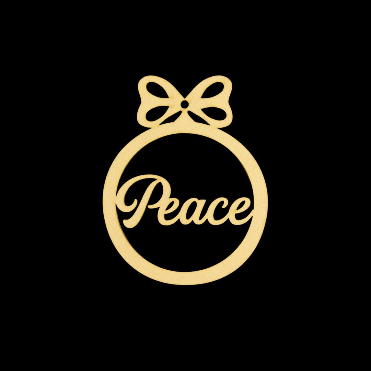 Hope ( MDF Christmas Ornament )