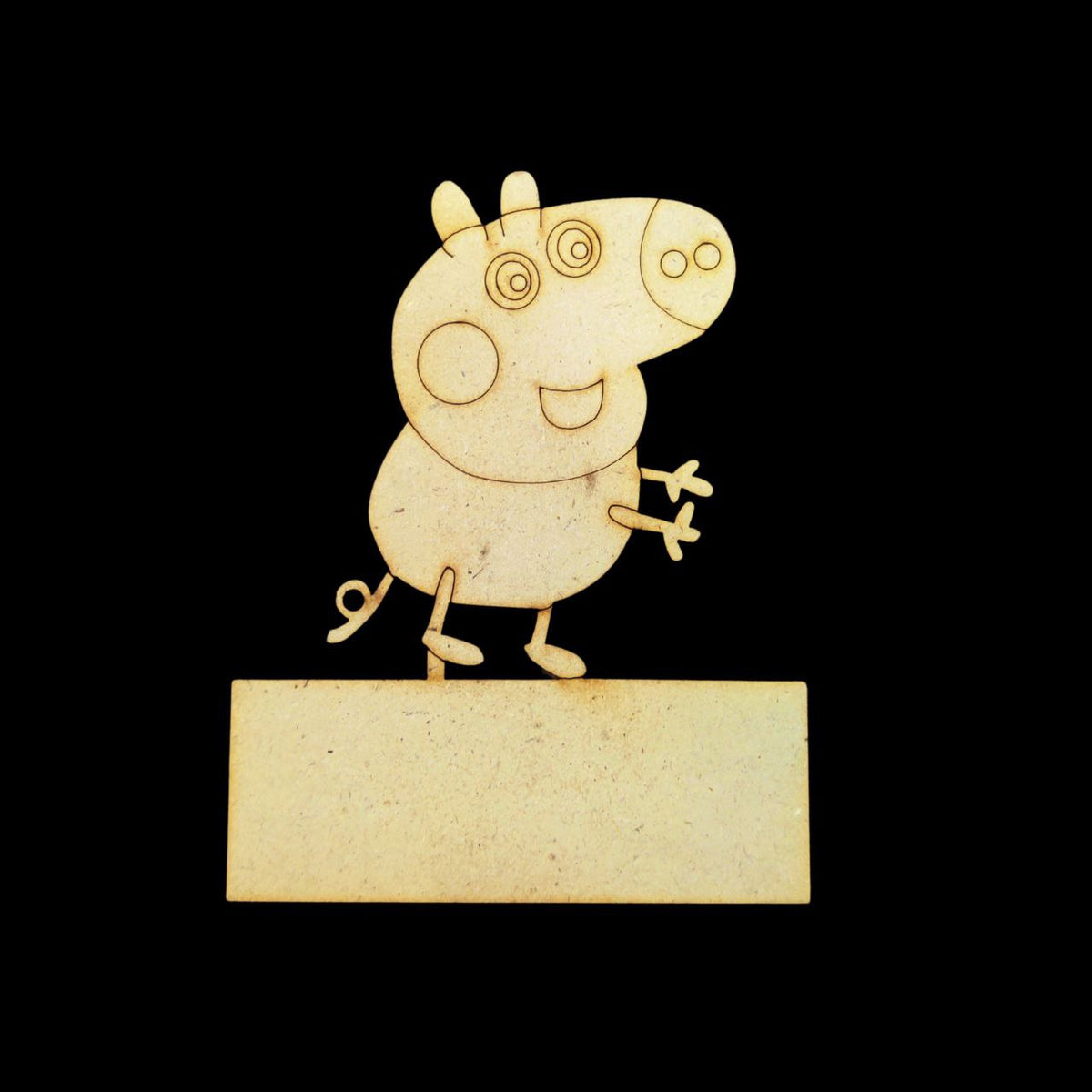 Peppa Pig- George (Mini Name Board - MDF) Personalised