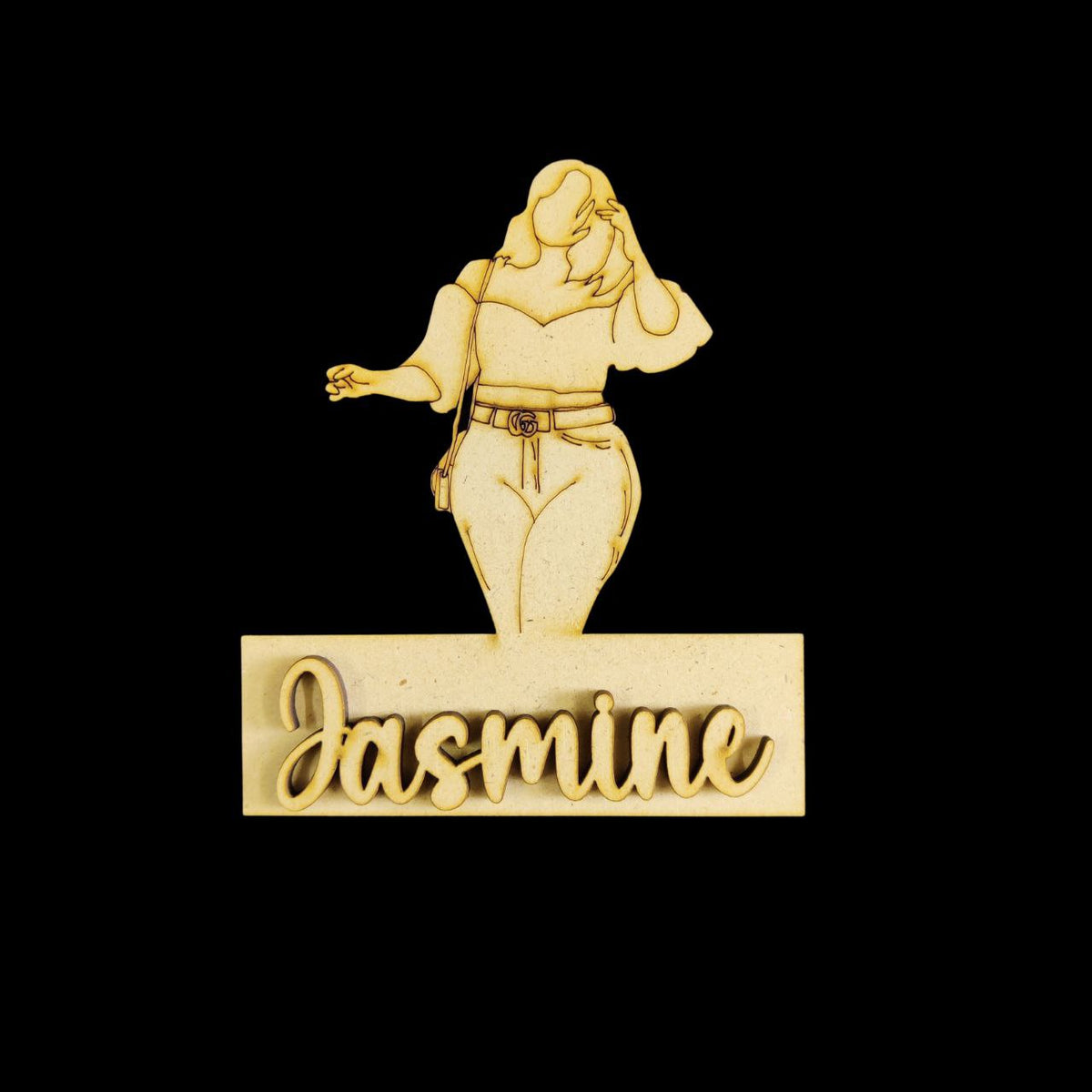 Personalised - Celebrating Women( Mini Fridge Magnet nameboards ) MDF 1